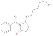 2-Pyrrolidinone, 1-benzoyl-5-(hexyloxy)-