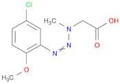 Acetic acid, 2-[3-(5-chloro-2-methoxyphenyl)-1-methyl-2-triazen-1-yl]-