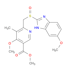 3-Pyridinecarboxylic acid, 4-methoxy-6-[[(6-methoxy-1H-benzimidazol-2-yl)sulfinyl]methyl]-5-methyl…