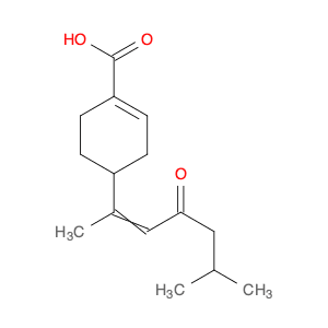 1-Cyclohexene-1-carboxylic acid, 4-(1,5-dimethyl-3-oxo-1-hexenyl)- (9CI)