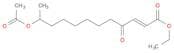 2-Dodecenoic acid, 11-(acetyloxy)-4-oxo-, ethyl ester, (2E)-