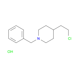 Piperidine, 4-(2-chloroethyl)-1-(phenylmethyl)-, hydrochloride (1:1)