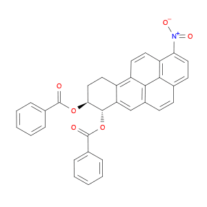 Benzo[a]pyrene-7,8-diol, 7,8,9,10-tetrahydro-1-nitro-, dibenzoate (ester), trans- (9CI)