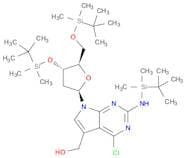 4-Chloro-7-[2-deoxy-3,5-bis-O-[(1,1-dimethylethyl)dimethylsilyl]-β-D-erythro-pentofuranosyl]-2-[[(…