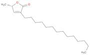 2(5H)-Furanone, 5-methyl-3-tetradecyl-, (5S)-