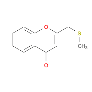 4H-1-Benzopyran-4-one, 2-[(methylthio)methyl]-