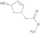 Methyl 2-((1S,4S)-4-hydroxycyclopent-2-en-1-yl)acetate