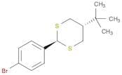 1,3-Dithiane, 2-(4-bromophenyl)-5-(1,1-dimethylethyl)-, trans-