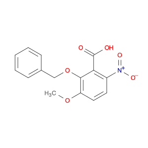 Benzoic acid, 3-methoxy-6-nitro-2-(phenylmethoxy)-