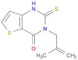 Thieno[3,2-d]pyrimidin-4(1H)-one, 2,3-dihydro-3-(2-methyl-2-propen-1-yl)-2-thioxo-