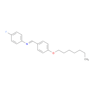Benzenamine, 4-fluoro-N-[[4-(heptyloxy)phenyl]methylene]-, (E)- (9CI)