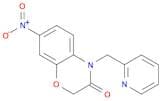 2H-1,4-Benzoxazin-3(4H)-one, 7-nitro-4-(2-pyridinylmethyl)-