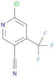 3-Pyridinecarbonitrile, 6-chloro-4-(trifluoromethyl)-