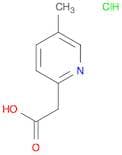 2-Pyridineacetic acid, 5-methyl-, hydrochloride (1:1)