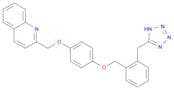 Quinoline, 2-[[4-[[2-(2H-tetrazol-5-ylmethyl)phenyl]methoxy]phenoxy]methyl]-
