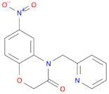 2H-1,4-Benzoxazin-3(4H)-one, 6-nitro-4-(2-pyridinylmethyl)-