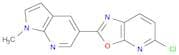 Oxazolo[5,4-b]pyridine, 5-chloro-2-(1-methyl-1H-pyrrolo[2,3-b]pyridin-5-yl)-