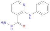 3-Pyridinecarboxylic acid, 2-(phenylamino)-, hydrazide