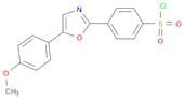 Benzenesulfonyl chloride, 4-[5-(4-methoxyphenyl)-2-oxazolyl]-