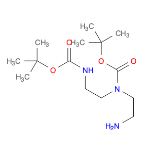Carbamic acid, N-(2-aminoethyl)-N-[2-[[(1,1-dimethylethoxy)carbonyl]amino]ethyl]-, 1,1-dimethyleth…