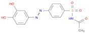 Acetamide, N-[[4-[2-(3,4-dihydroxyphenyl)diazenyl]phenyl]sulfonyl]-