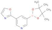 2-(5-(4,4,5,5-Tetramethyl-1,3,2-dioxaborolan-2-yl)pyridin-3-yl)oxazole