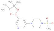 Piperazine, 1-(methylsulfonyl)-4-[5-(4,4,5,5-tetramethyl-1,3,2-dioxaborolan-2-yl)-3-pyridinyl]-