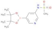 N-(5-(4,4,5,5-Tetramethyl-1,3,2-dioxaborolan-2-yl)pyridin-3-yl)methanesulfonamide