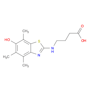 Butanoic acid, 4-[(6-hydroxy-4,5,7-trimethyl-2-benzothiazolyl)amino]-
