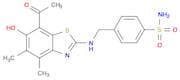 Benzenesulfonamide, 4-[[(7-acetyl-6-hydroxy-4,5-dimethyl-2-benzothiazolyl)amino]methyl]-