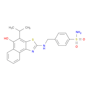 Benzenesulfonamide, 4-[[[5-hydroxy-4-(1-methylethyl)naphtho[1,2-d]thiazol-2-yl]amino]methyl]-