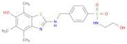Benzenesulfonamide, N-(2-hydroxyethyl)-4-[[(6-hydroxy-4,5,7-trimethyl-2-benzothiazolyl)amino]methy…