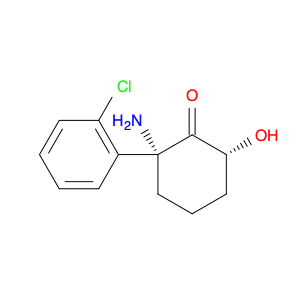 Cyclohexanone, 2-amino-2-(2-chlorophenyl)-6-hydroxy-, (2R,6R)-