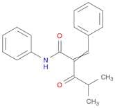 Pentanamide, 4-methyl-3-oxo-N-phenyl-2-(phenylmethylene)-