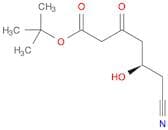 Hexanoic acid, 6-cyano-5-hydroxy-3-oxo-, 1,1-dimethylethyl ester, (5R)-