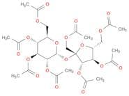α-D-Glucopyranoside, 1,3,4,6-tetra-O-acetyl-β-D-fructofuranosyl, 2,3,4,6-tetraacetate
