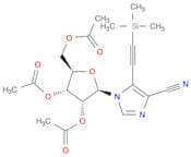 1H-Imidazole-4-carbonitrile, 1-(2,3,5-tri-O-acetyl-β-D-ribofuranosyl)-5-[(trimethylsilyl)ethynyl]-…