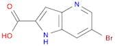 1H-Pyrrolo[3,2-b]pyridine-2-carboxylic acid, 6-bromo-