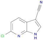 1H-Pyrrolo[2,3-b]pyridine-3-carbonitrile, 6-chloro-