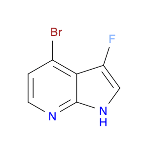 1H-Pyrrolo[2,3-b]pyridine, 4-bromo-3-fluoro-