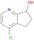 5H-Cyclopenta[b]pyridin-7-ol, 4-chloro-6,7-dihydro-