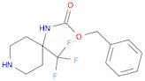 Carbamic acid, N-[4-(trifluoromethyl)-4-piperidinyl]-, phenylmethyl ester