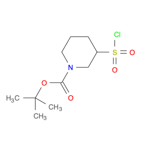 1-Piperidinecarboxylic acid, 3-(chlorosulfonyl)-, 1,1-dimethylethyl ester