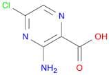 2-Pyrazinecarboxylic acid, 3-amino-5-chloro-