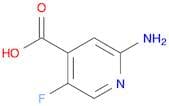 4-Pyridinecarboxylic acid, 2-amino-5-fluoro-