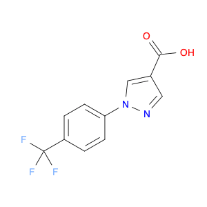 1H-Pyrazole-4-carboxylic acid, 1-[4-(trifluoromethyl)phenyl]-