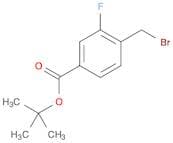 Benzoic acid, 4-(bromomethyl)-3-fluoro-, 1,1-dimethylethyl ester