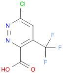 6-chloro-4-(trifluoromethyl)pyridazine-3-carboxylic acid