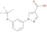 1H-Pyrazole-4-carboxylic acid, 1-[3-(trifluoromethoxy)phenyl]-
