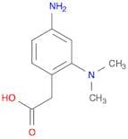 Benzeneacetic acid, 4-amino-2-(dimethylamino)-